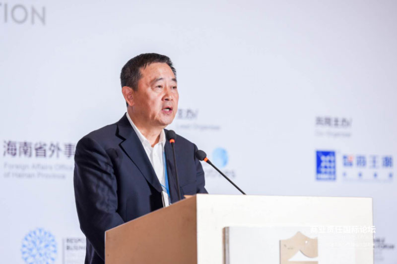杜永胜理事长出席“创建零碳和气候适应型未来”商业责任国际论坛并作主旨发言